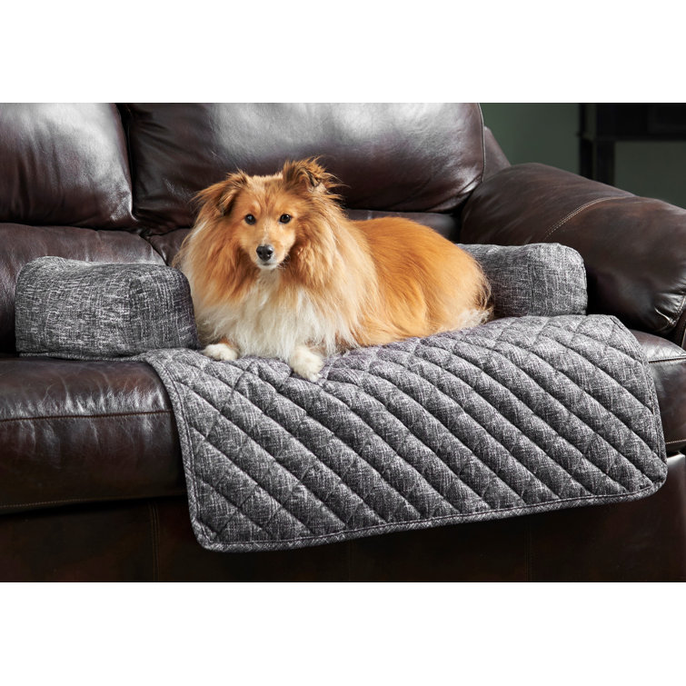 Archie & Oscar Karli Bolster Cushion in Grey Wayfair.co.uk